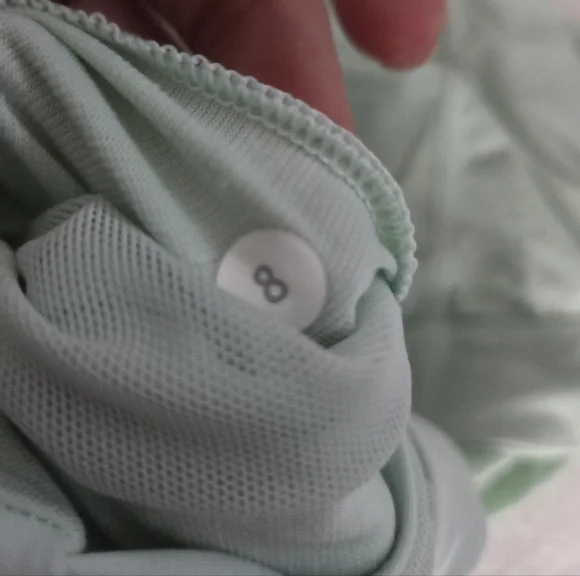 Lululemin Athletica Size 8 Mint Color Strappy Back Tank Top - Picture 5 of 8